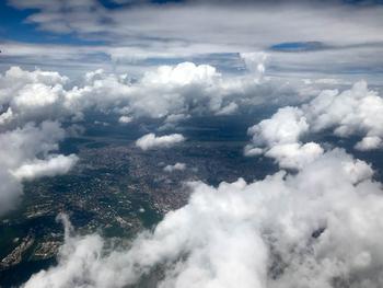 Belgrade Through the Clouds