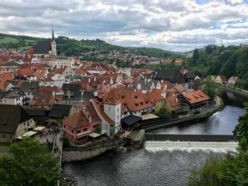 The Vltava and the town